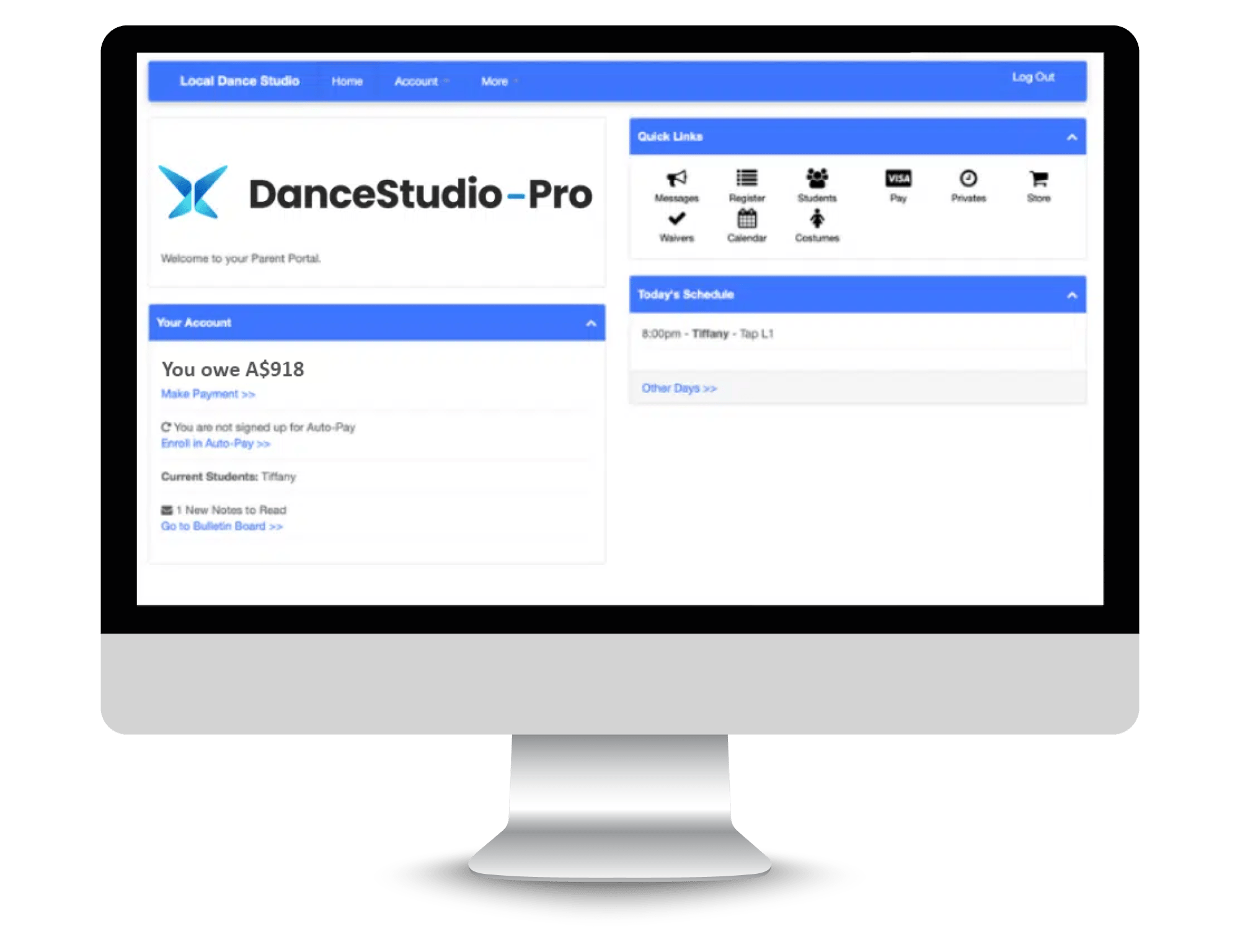 Premier Dance Studio Software for Australian Studios
